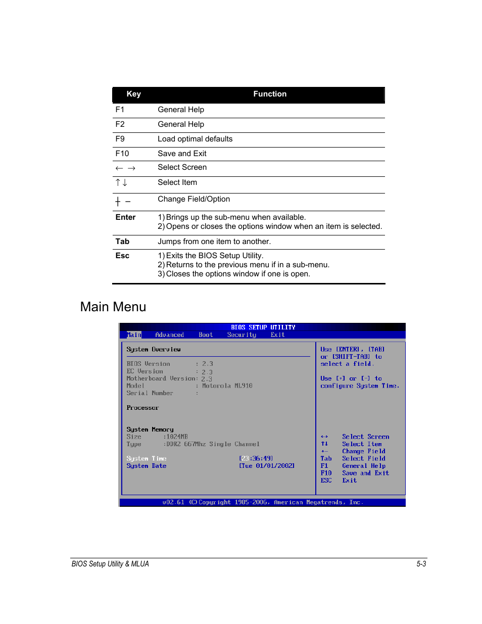 Main menu | Motorola ML910 User Manual | Page 97 / 180