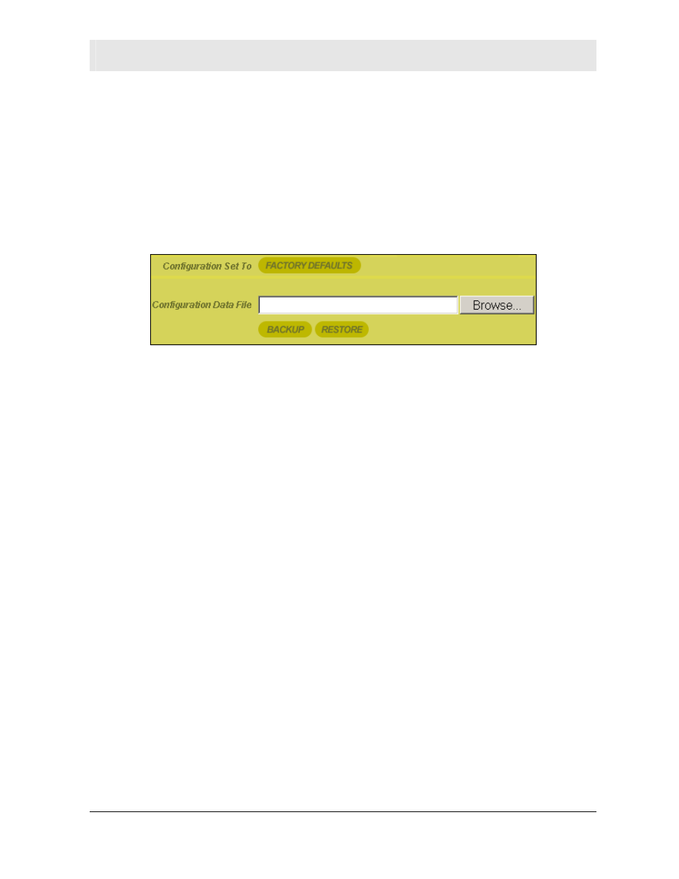 Saving and restoring configuration settings | Motorola WR850 User Manual | Page 77 / 97