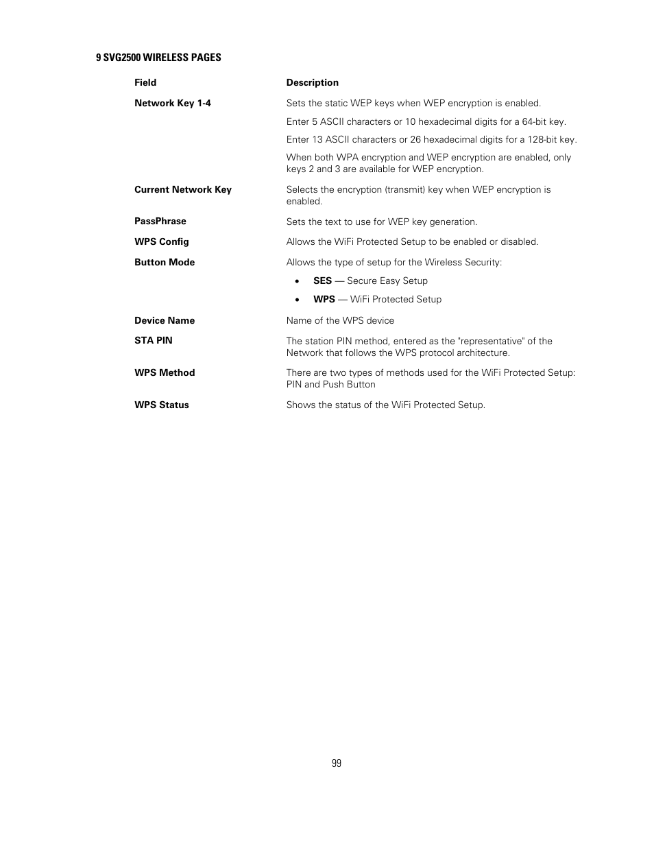 Motorola SURFBOARD SVG2500 User Manual | Page 114 / 175