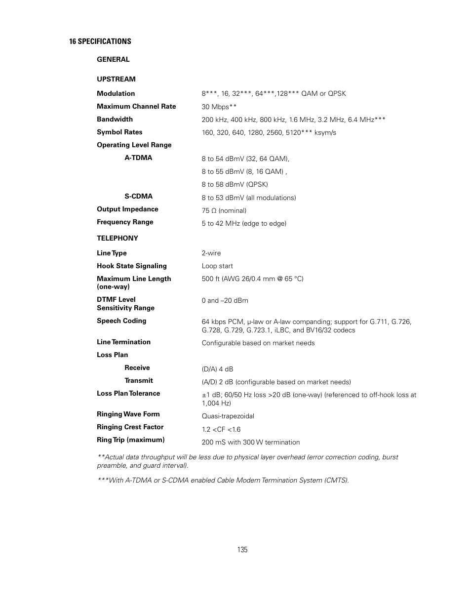 Motorola SURFBOARD SVG2500 User Manual | Page 150 / 175