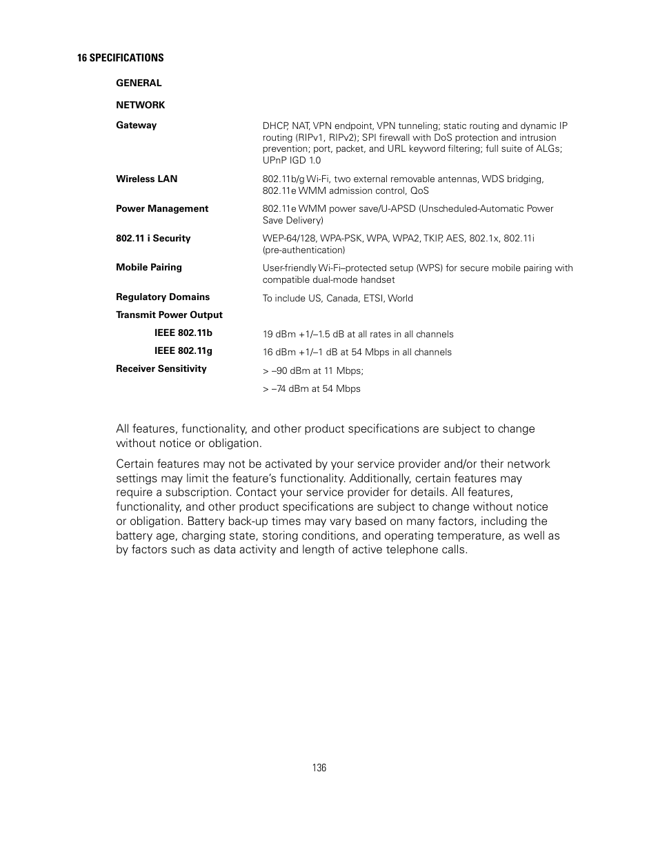 Motorola SURFBOARD SVG2500 User Manual | Page 151 / 175
