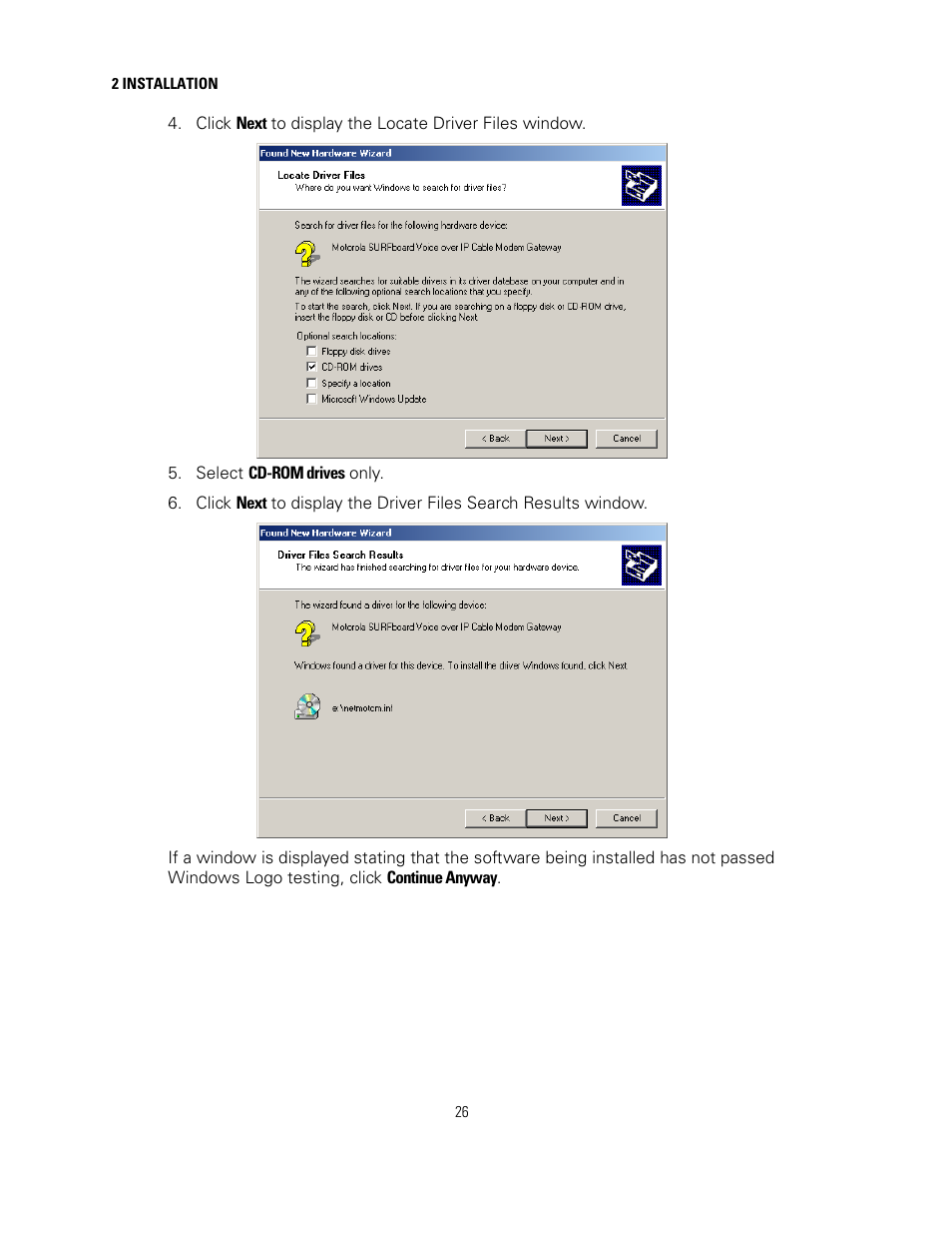 Motorola SURFBOARD SVG2500 User Manual | Page 41 / 175