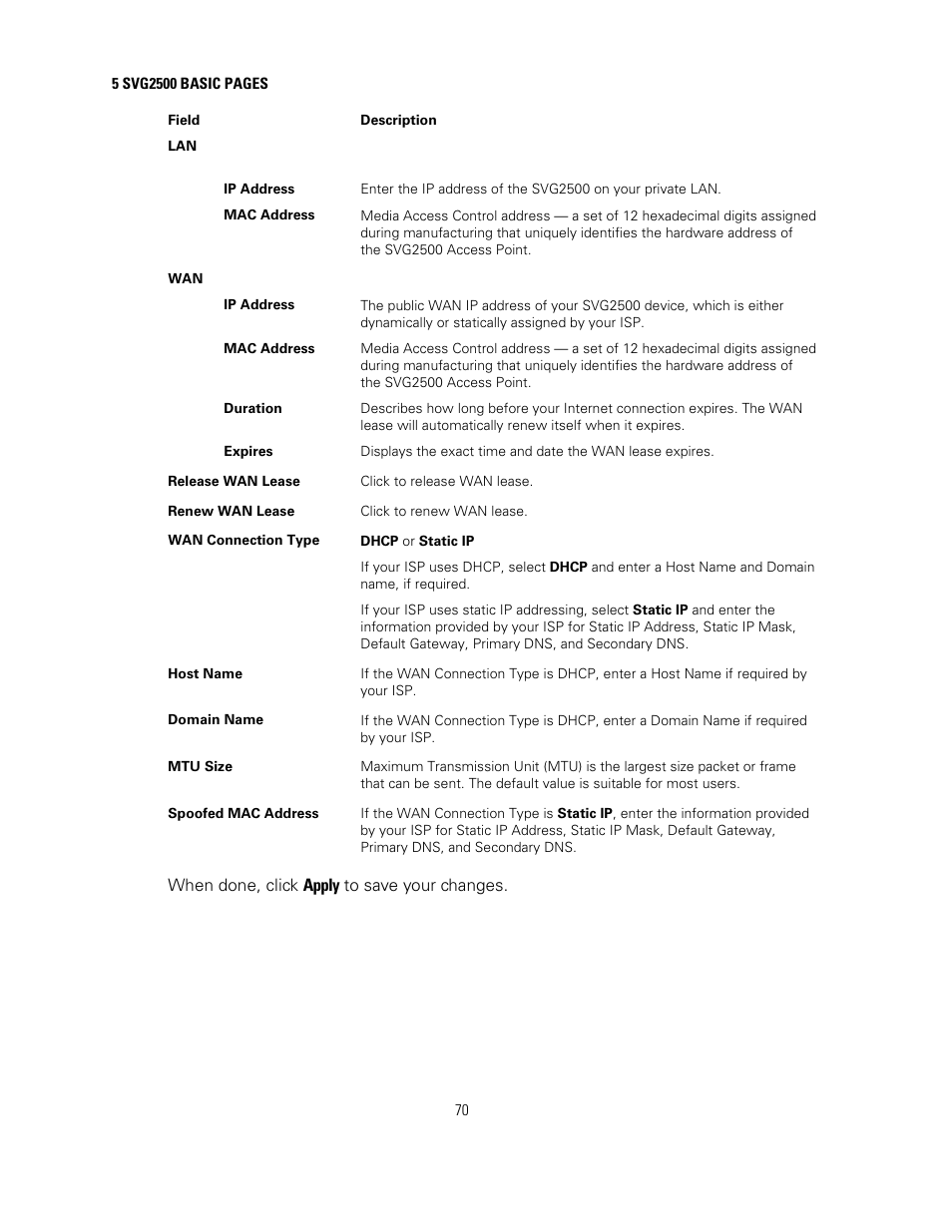 Motorola SURFBOARD SVG2500 User Manual | Page 85 / 175