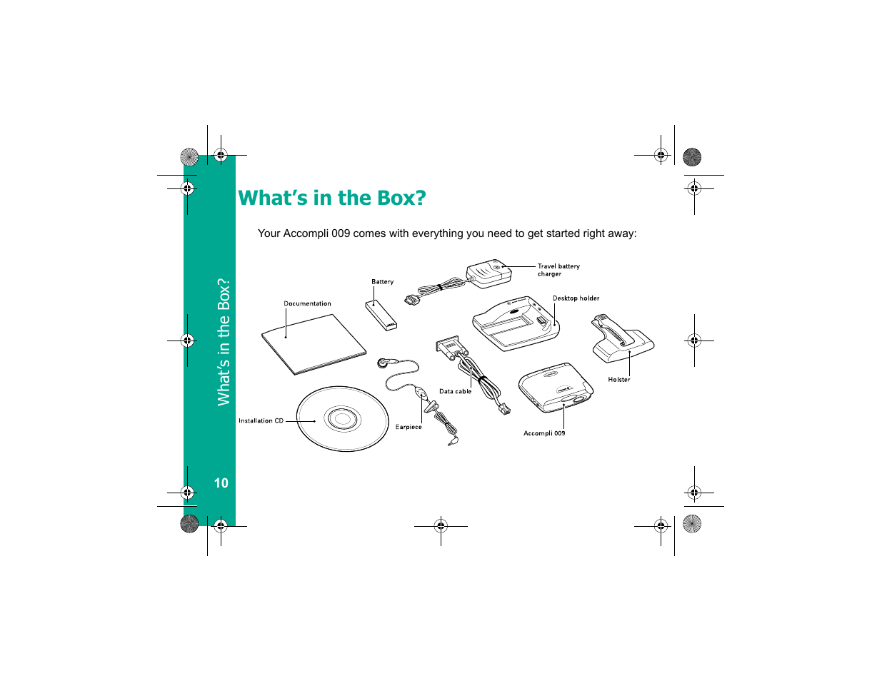 What’s in the box | Motorola Personal Communicator User Manual | Page 12 / 52