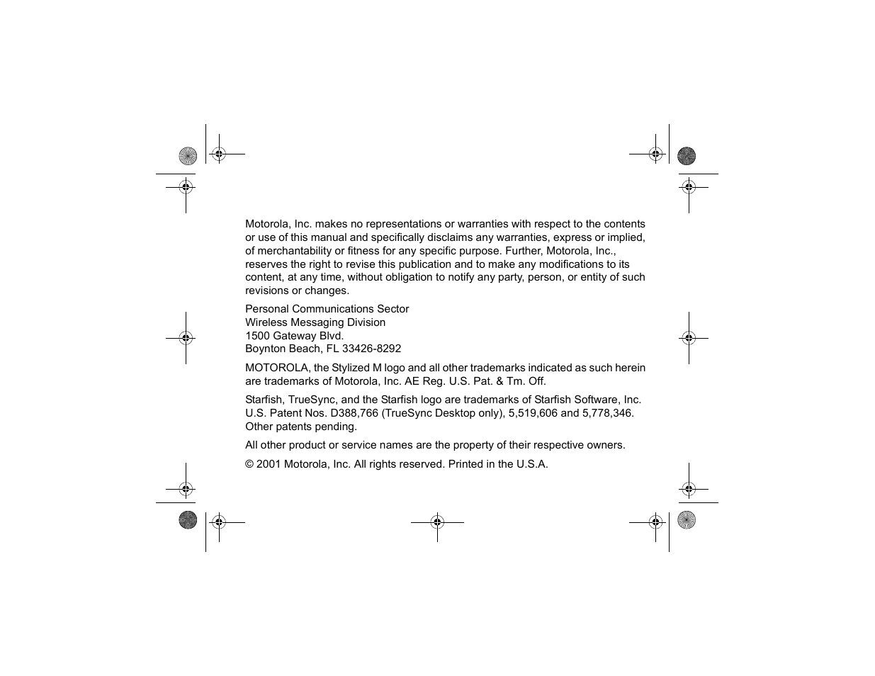 Motorola Personal Communicator User Manual | Page 3 / 52