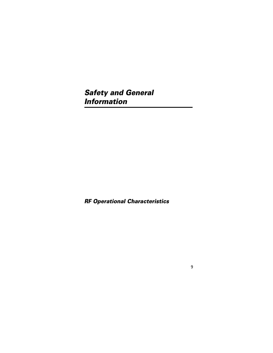 Safety and general information | Motorola E360 User Manual | Page 10 / 169