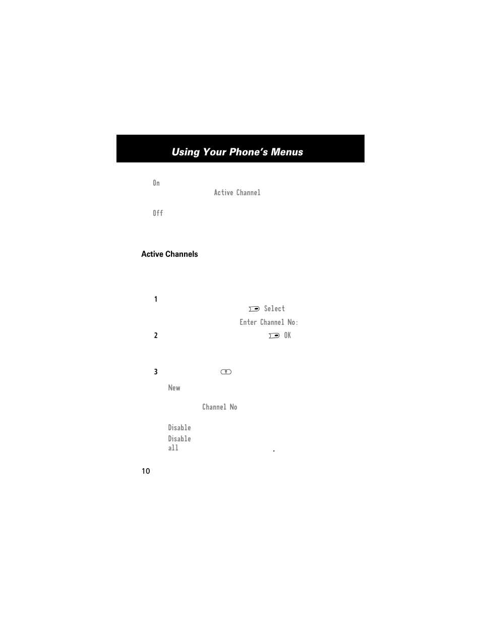 Using your phone’s menus | Motorola E360 User Manual | Page 107 / 169