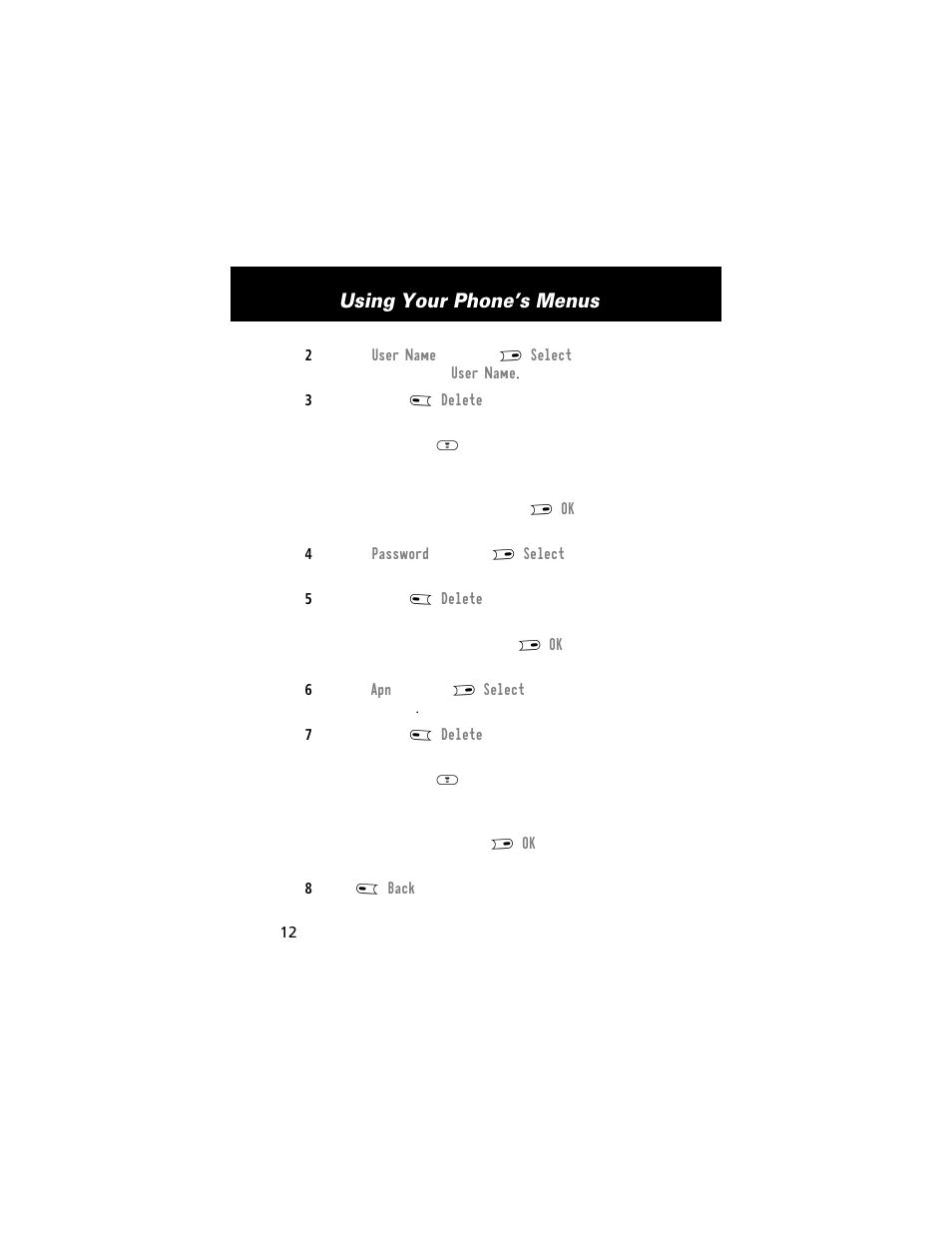 Using your phone’s menus | Motorola E360 User Manual | Page 125 / 169