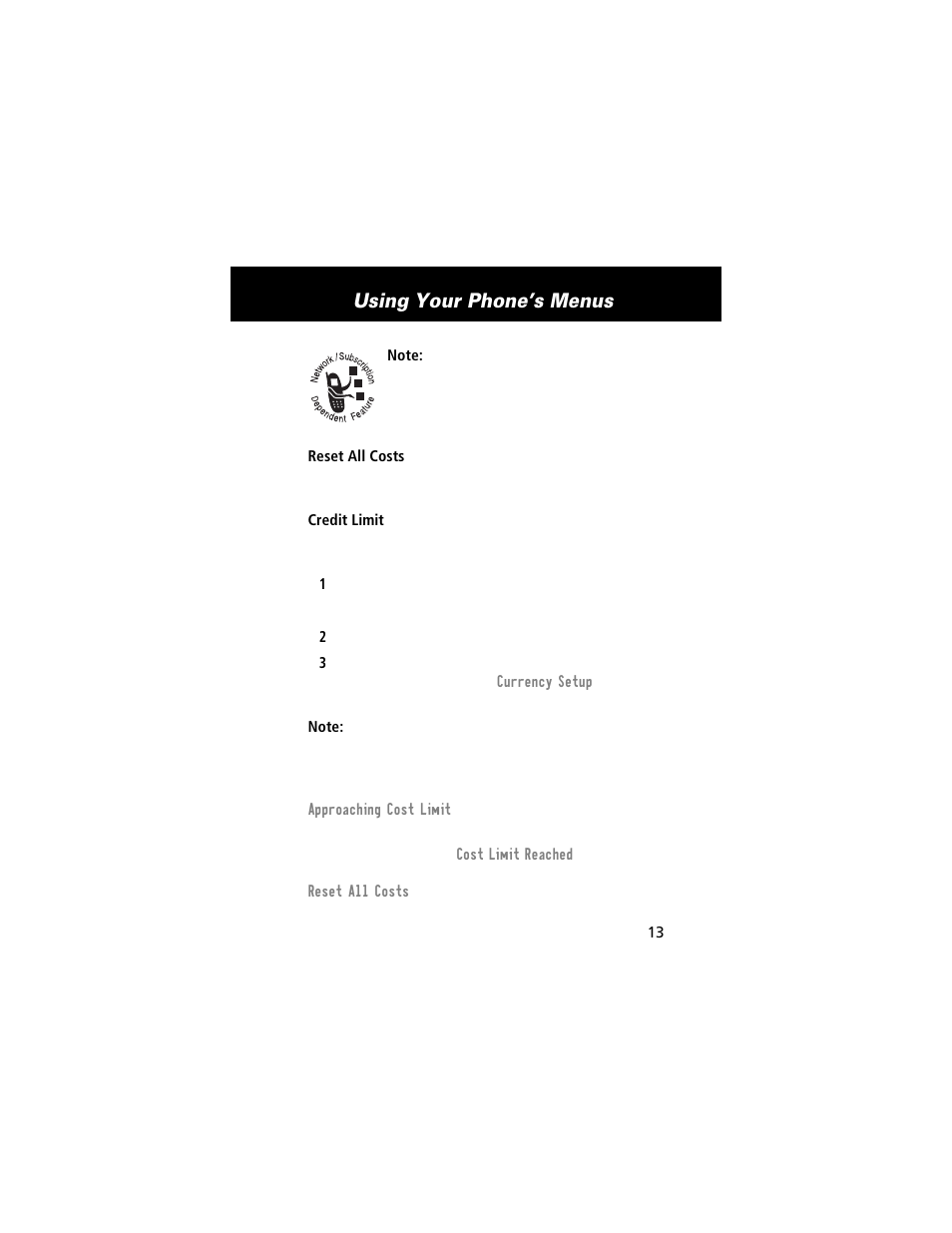 Using your phone’s menus | Motorola E360 User Manual | Page 136 / 169