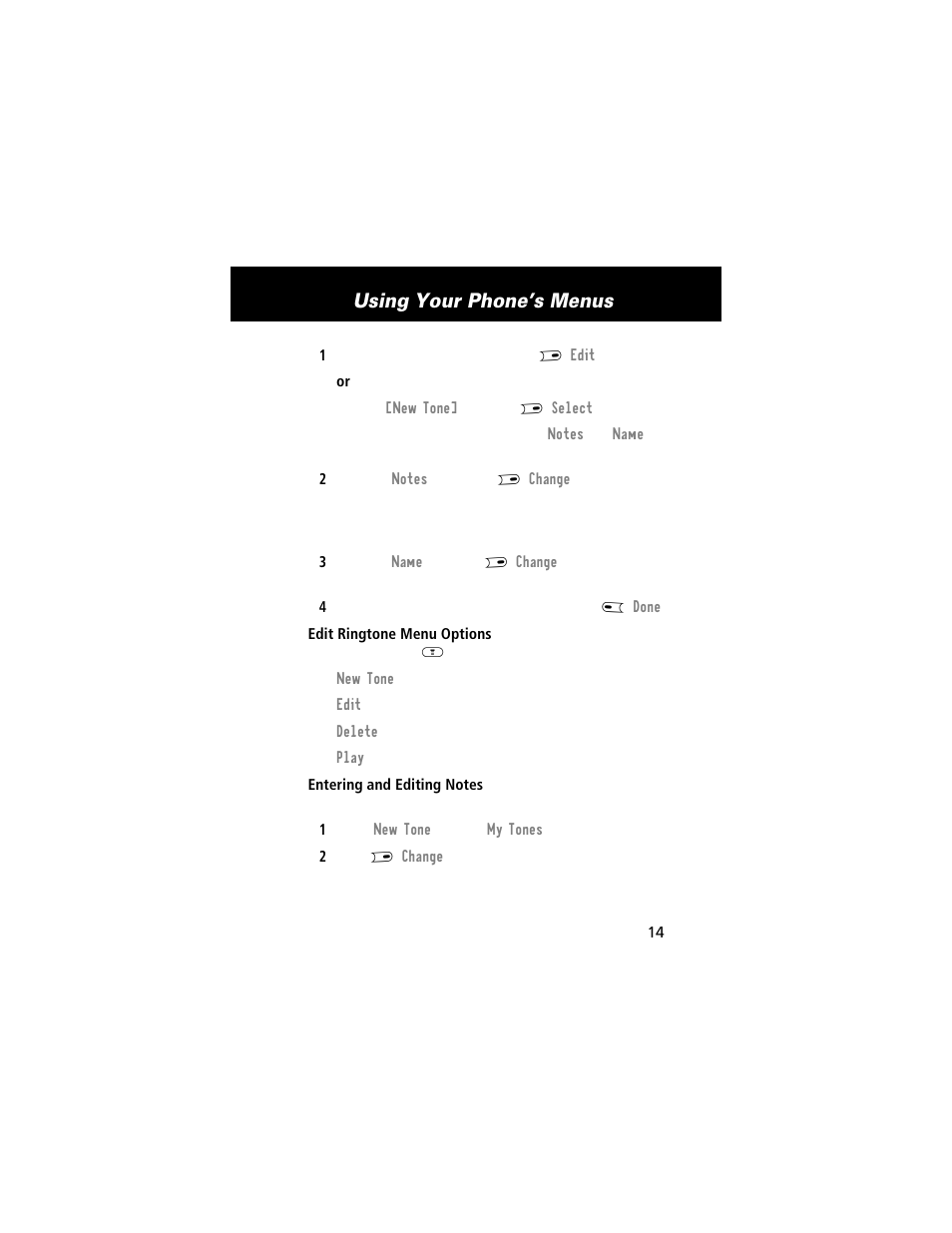 Using your phone’s menus | Motorola E360 User Manual | Page 146 / 169