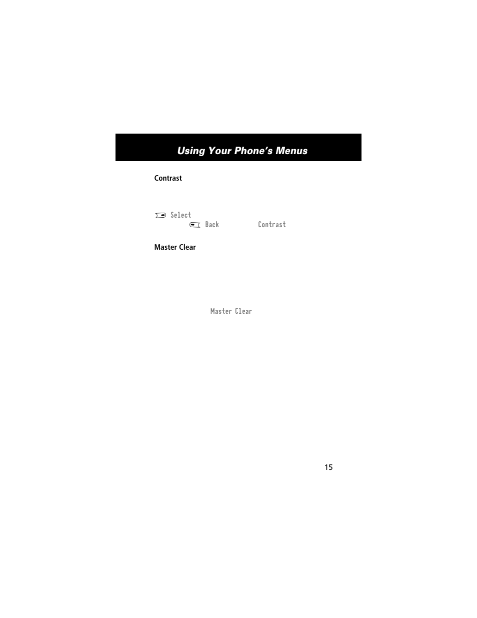 Using your phone’s menus | Motorola E360 User Manual | Page 154 / 169