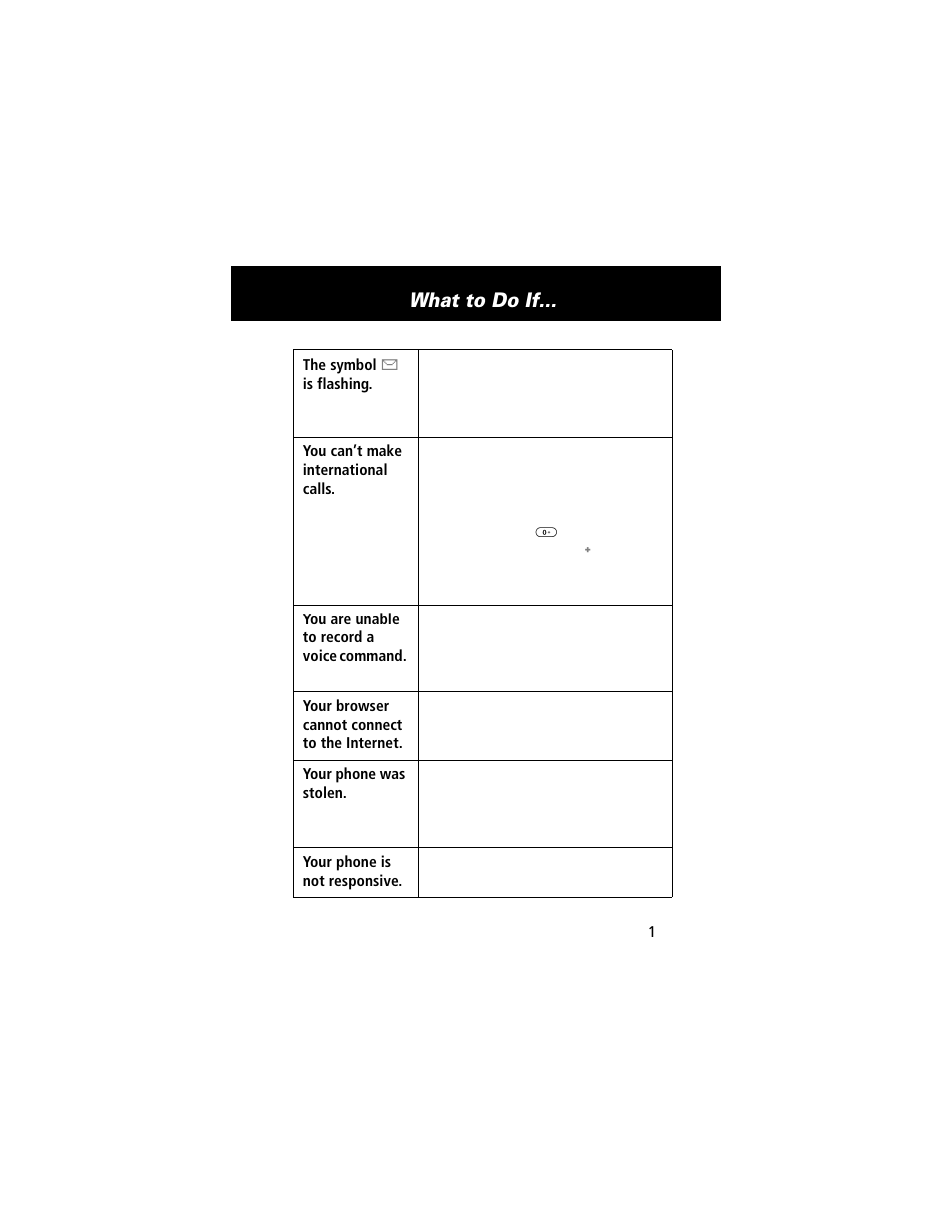 What to do if | Motorola E360 User Manual | Page 162 / 169