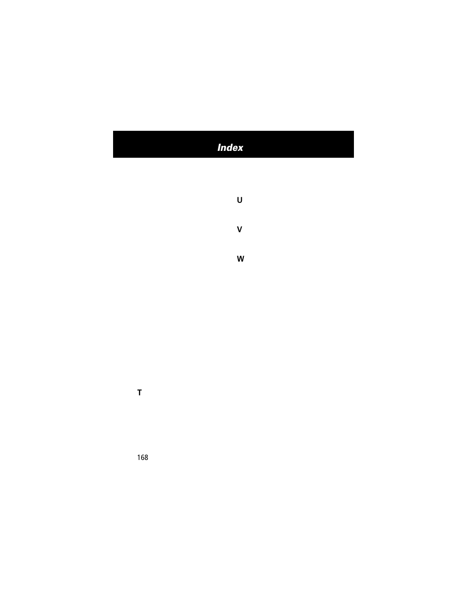 Index | Motorola E360 User Manual | Page 169 / 169