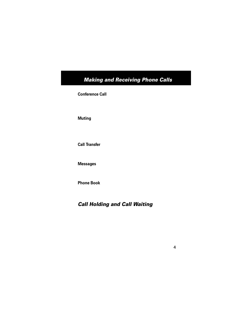 Call holding and call waiting, Making and receiving phone calls | Motorola E360 User Manual | Page 46 / 169