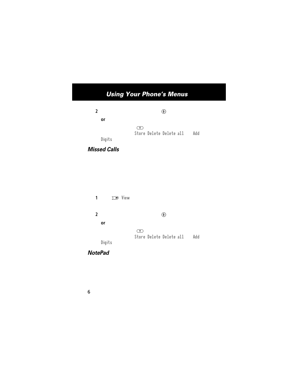 Using your phone’s menus | Motorola E360 User Manual | Page 65 / 169