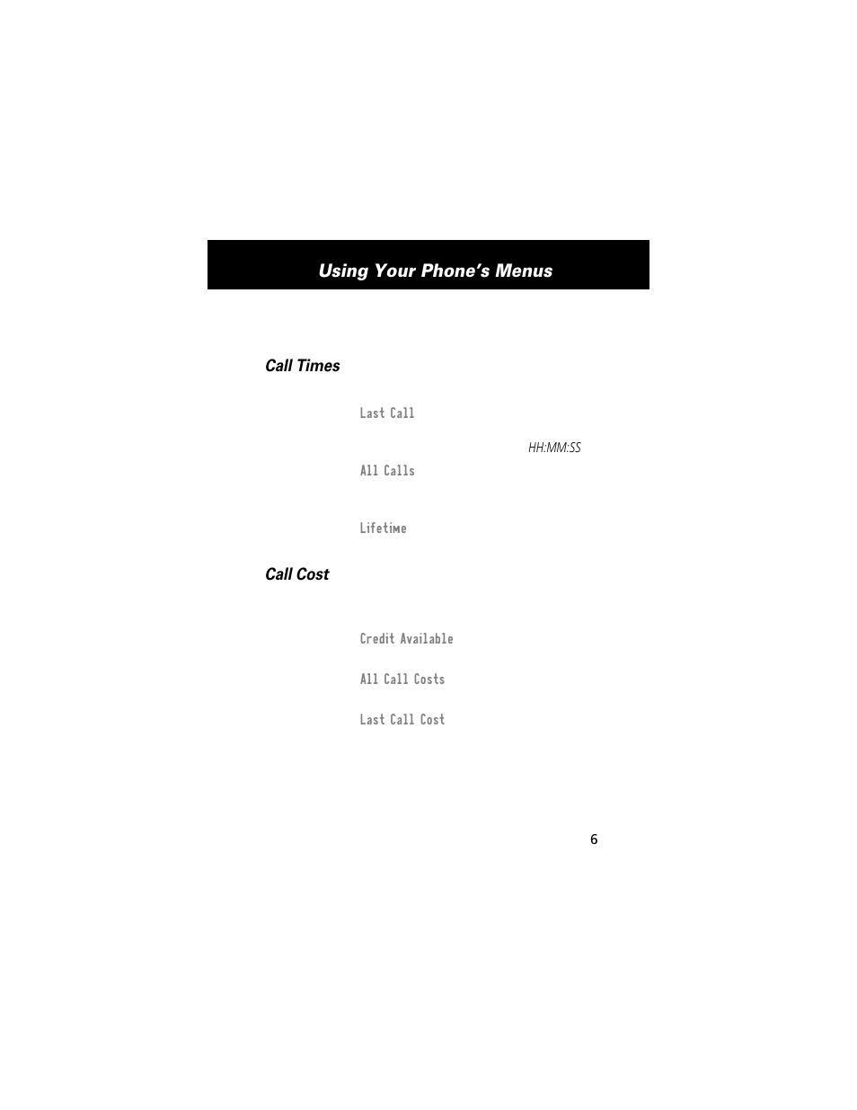 Using your phone’s menus | Motorola E360 User Manual | Page 66 / 169