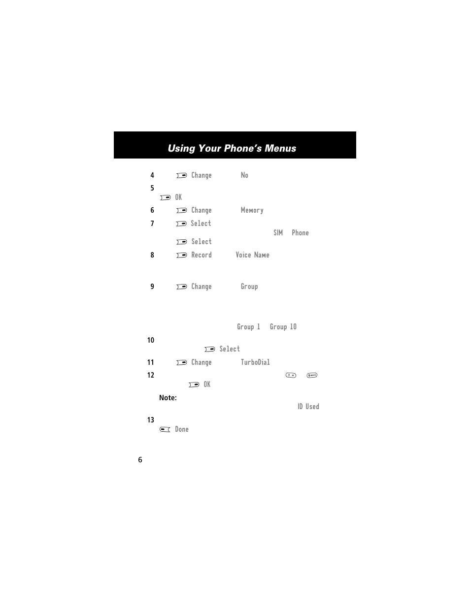Using your phone’s menus | Motorola E360 User Manual | Page 69 / 169