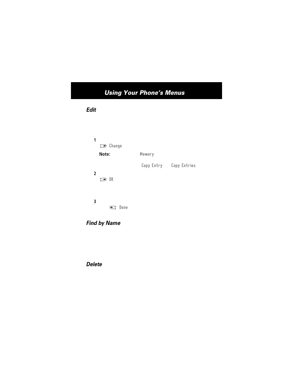 Using your phone’s menus | Motorola E360 User Manual | Page 71 / 169