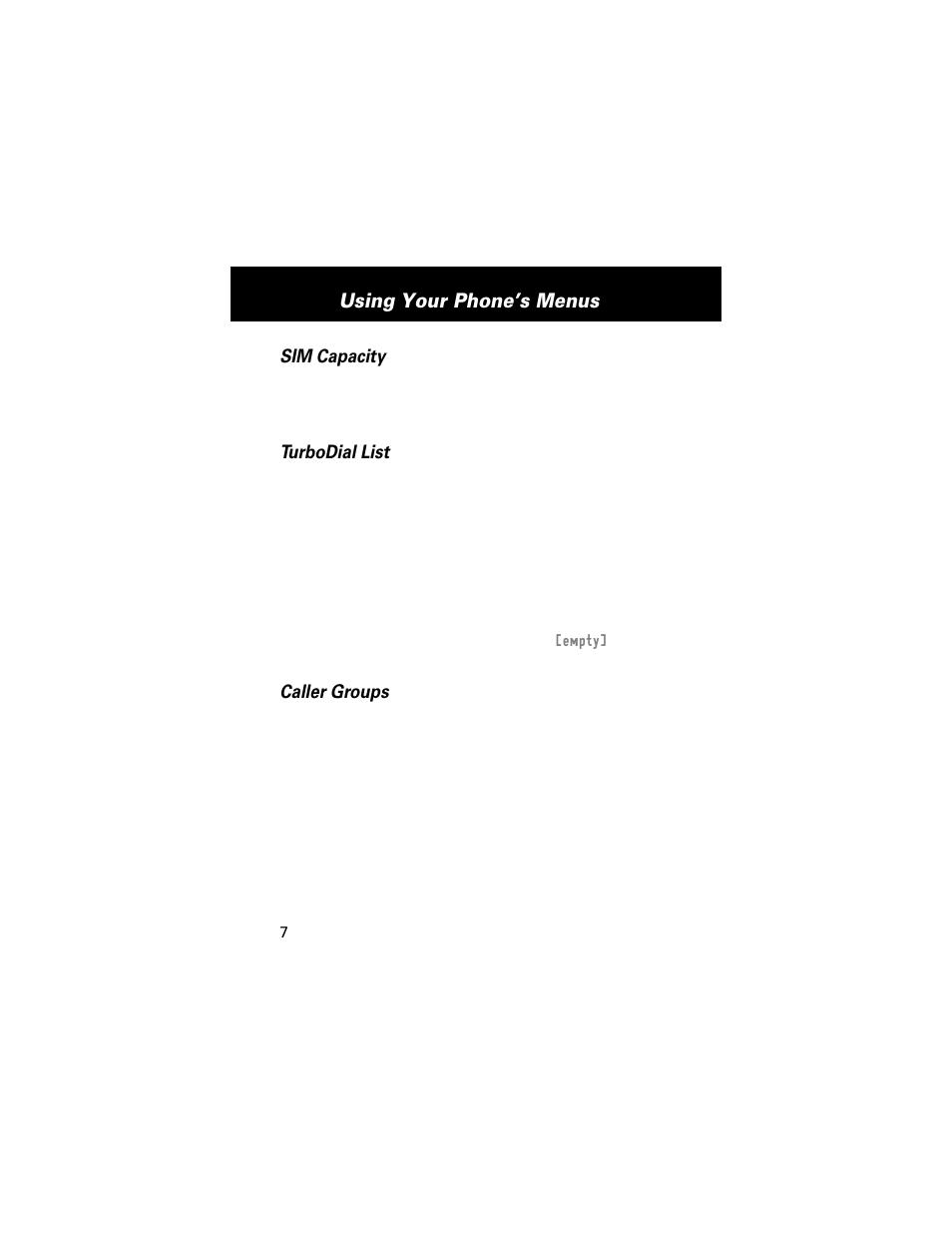 Using your phone’s menus | Motorola E360 User Manual | Page 75 / 169