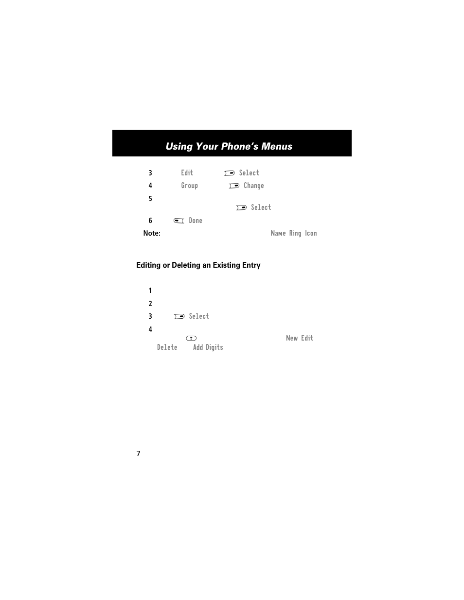 Using your phone’s menus | Motorola E360 User Manual | Page 77 / 169