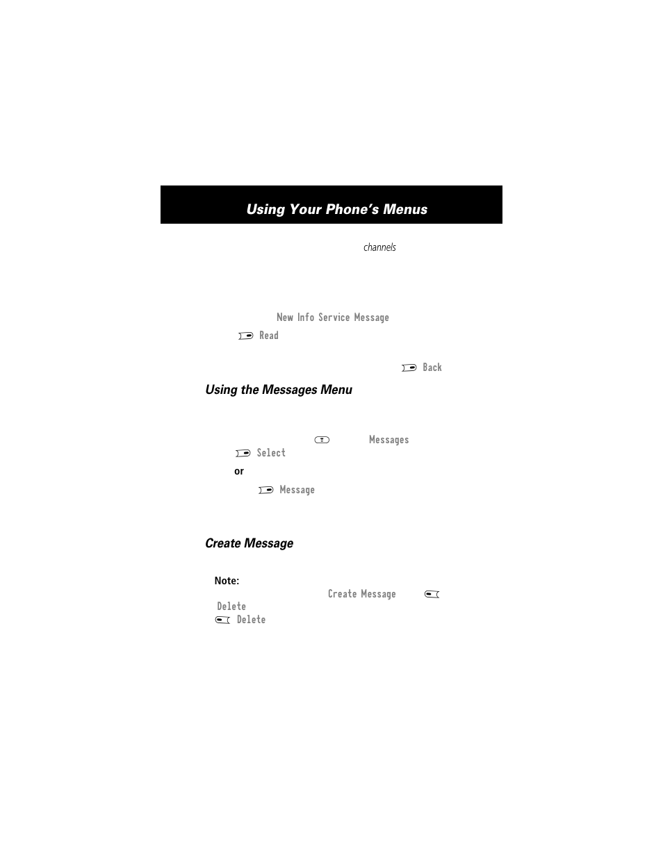 Using your phone’s menus | Motorola E360 User Manual | Page 90 / 169