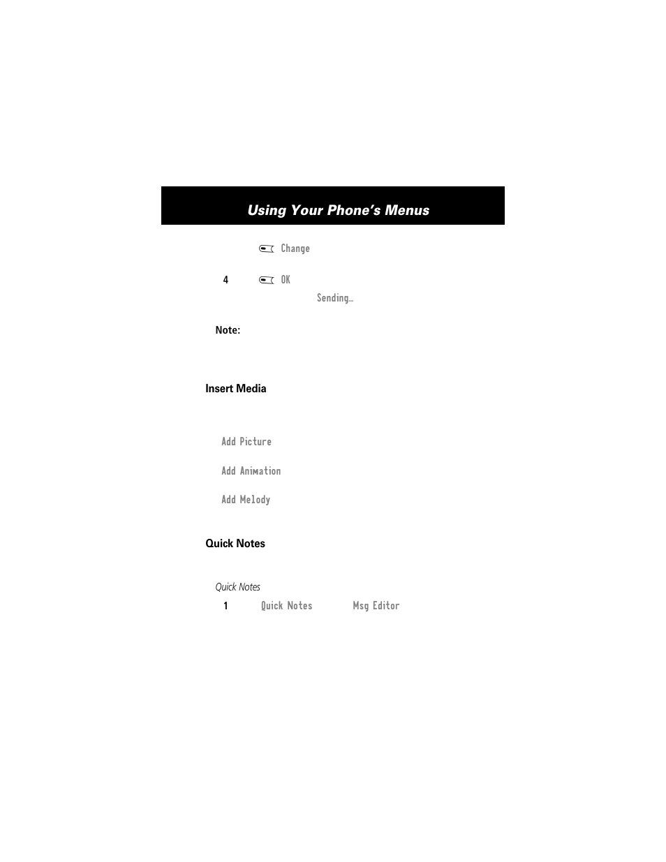 Using your phone’s menus | Motorola E360 User Manual | Page 92 / 169