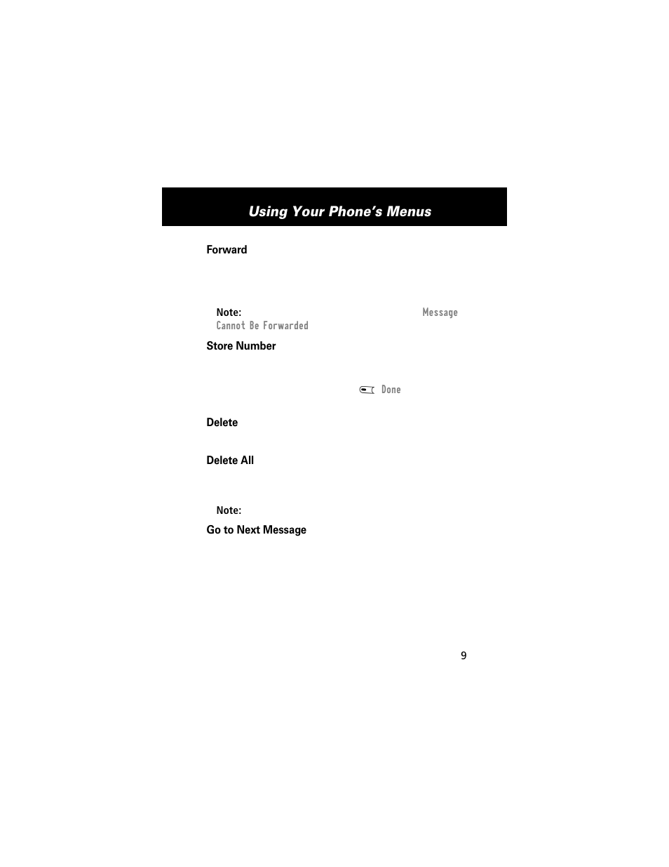 Using your phone’s menus | Motorola E360 User Manual | Page 96 / 169