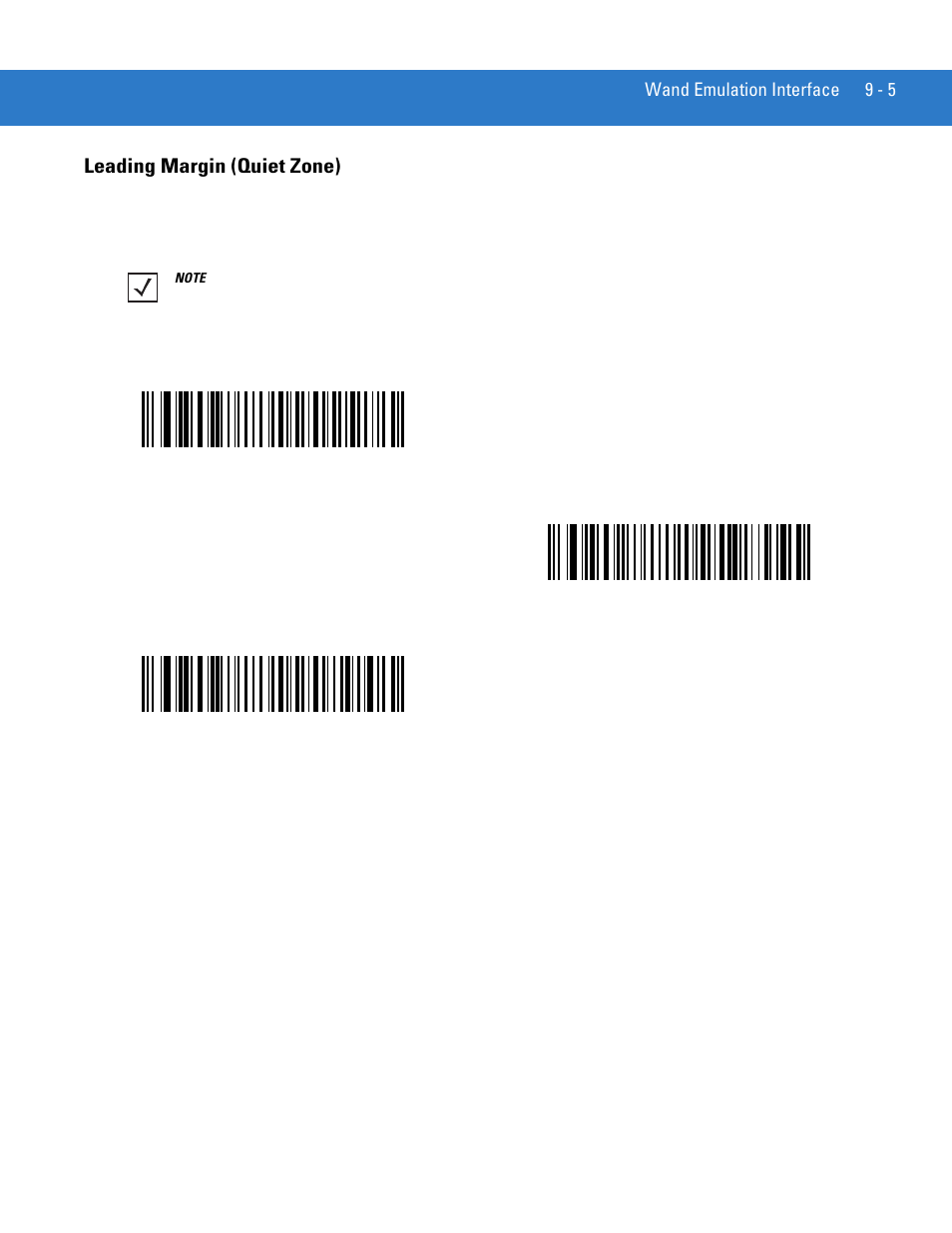 Leading margin (quiet zone), Leading margin (quiet zone) -5 | Motorola LS4208 User Manual | Page 131 / 358