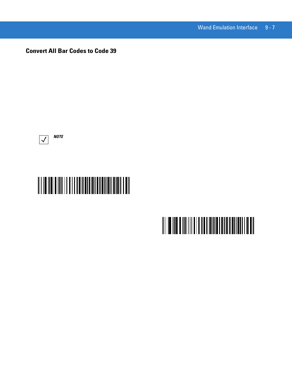 Convert all bar codes to code 39, Convert all bar codes to code 39 -7 | Motorola LS4208 User Manual | Page 133 / 358