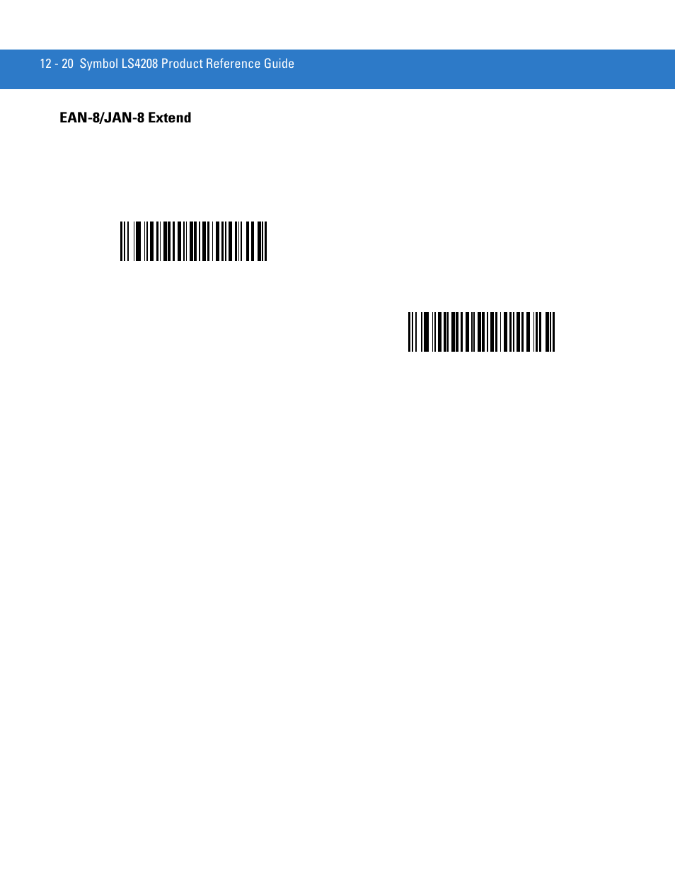 Ean-8/jan-8 extend, Ean-8/jan-8 extend -20 | Motorola LS4208 User Manual | Page 168 / 358