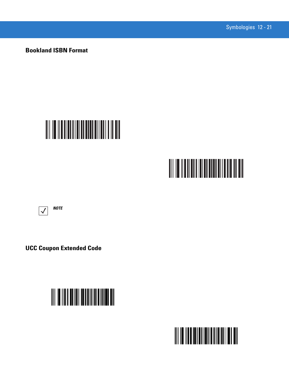 Bookland isbn format, Ucc coupon extended code, Lect a format using bookland isbn | Motorola LS4208 User Manual | Page 169 / 358