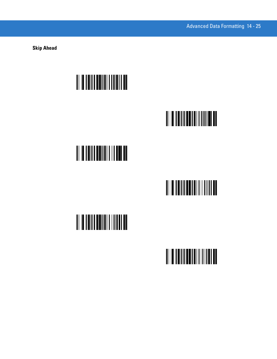 Skip ahead, Skip ahead -25 | Motorola LS4208 User Manual | Page 247 / 358