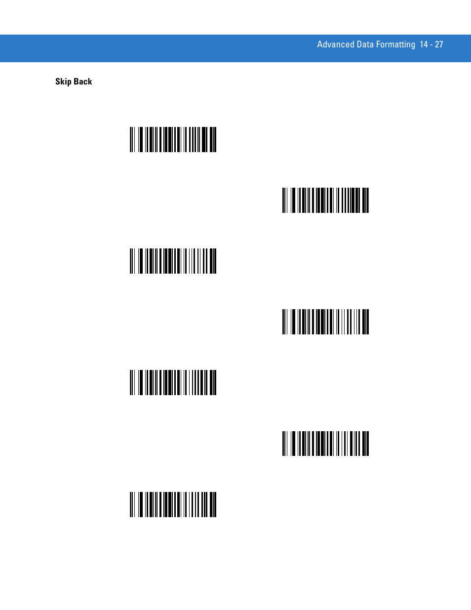 Skip back | Motorola LS4208 User Manual | Page 249 / 358