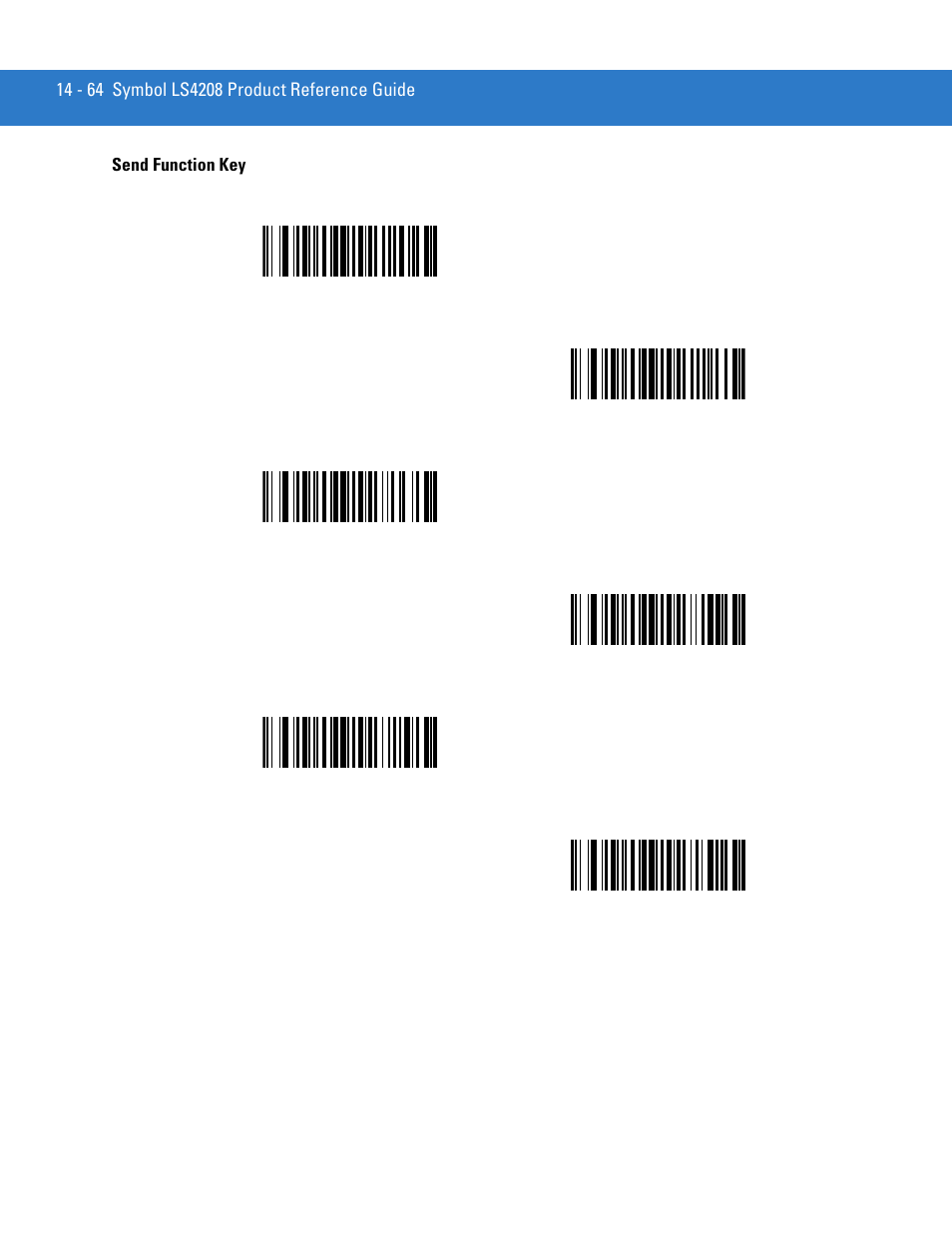 Send function key, Send function key -64 | Motorola LS4208 User Manual | Page 286 / 358