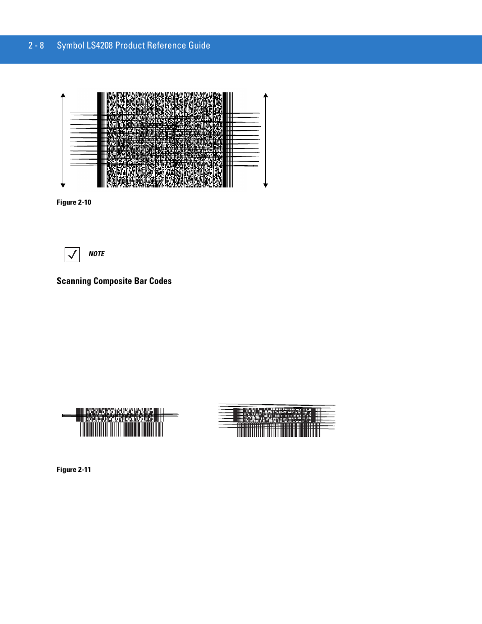 Scanning composite bar codes, Scanning composite bar codes -8 | Motorola LS4208 User Manual | Page 32 / 358