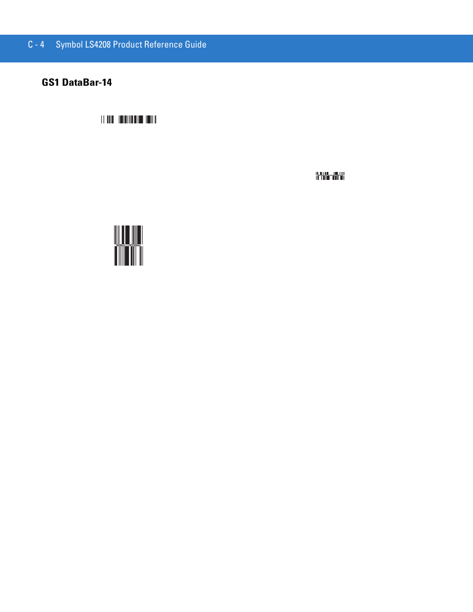 Gs1 databar-14 | Motorola LS4208 User Manual | Page 330 / 358