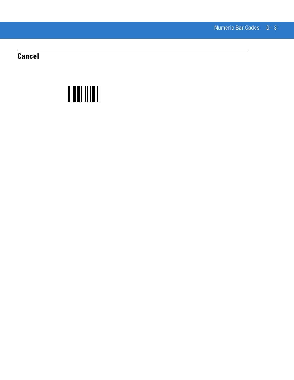 Cancel | Motorola LS4208 User Manual | Page 333 / 358