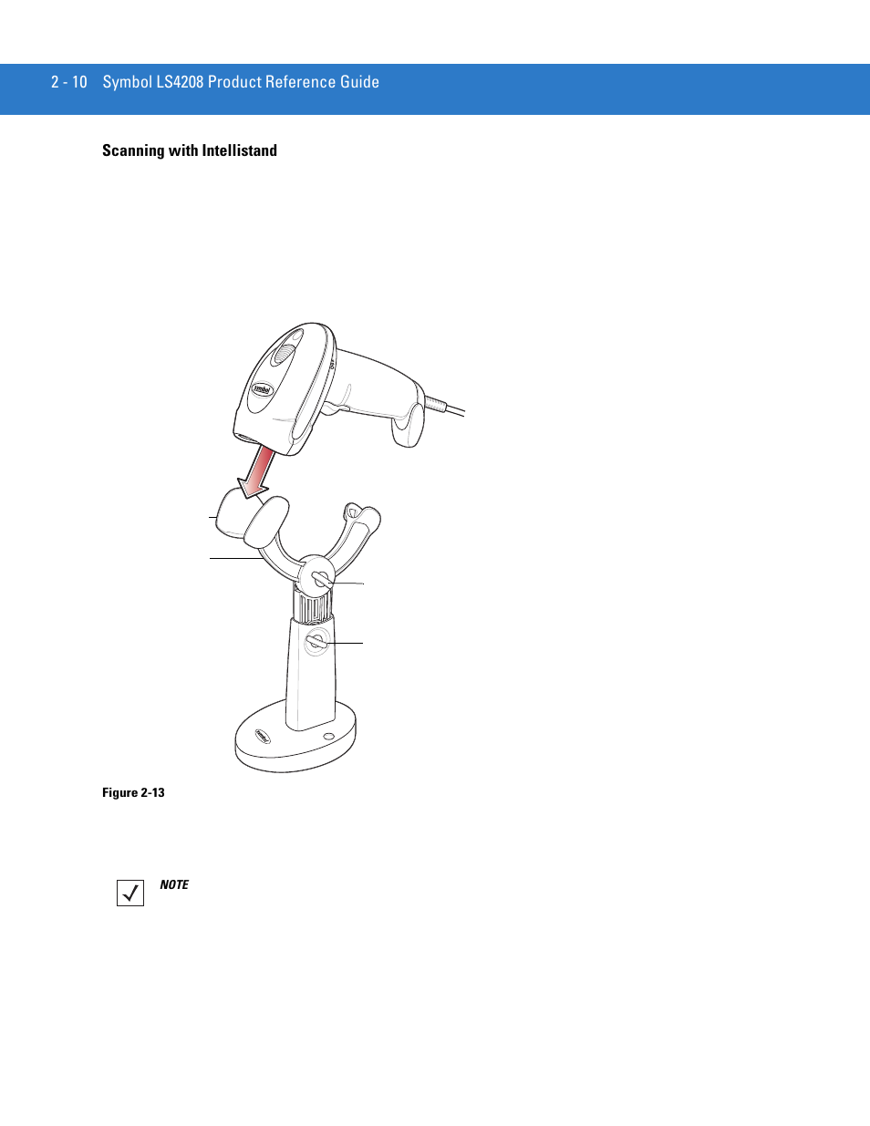 Scanning with intellistand, Scanning with intellistand -10 | Motorola LS4208 User Manual | Page 34 / 358