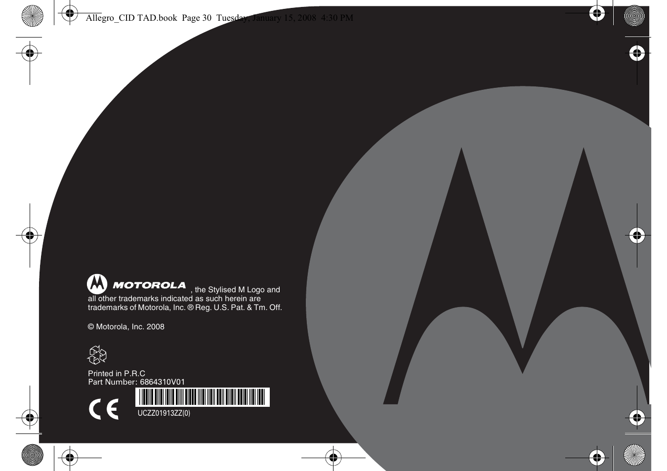 Motorola D210 User Manual | Page 32 / 32