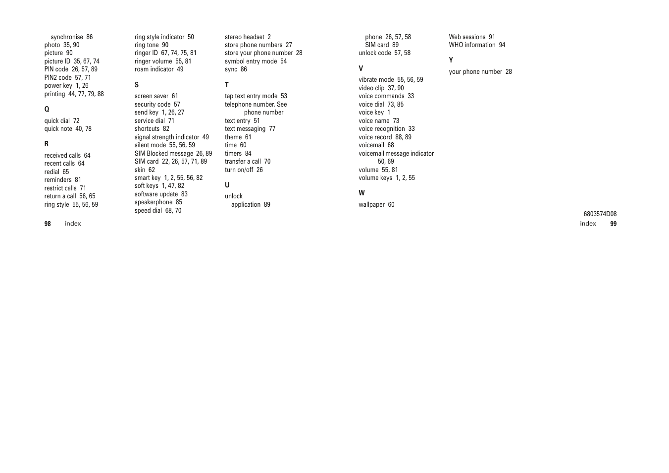 Motorola Cell Phone User Manual | Page 35 / 35