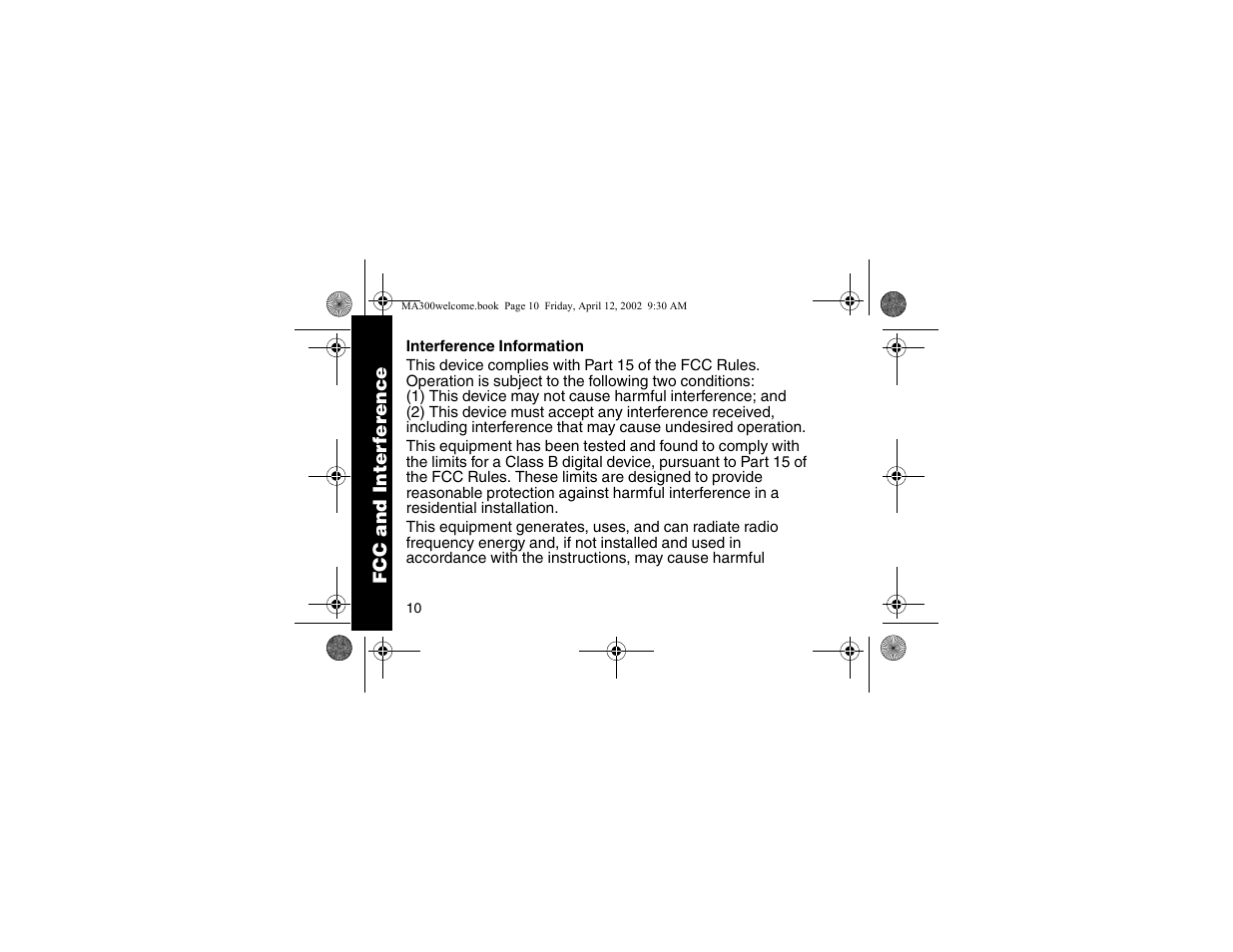 Motorola MA300 User Manual | Page 12 / 56