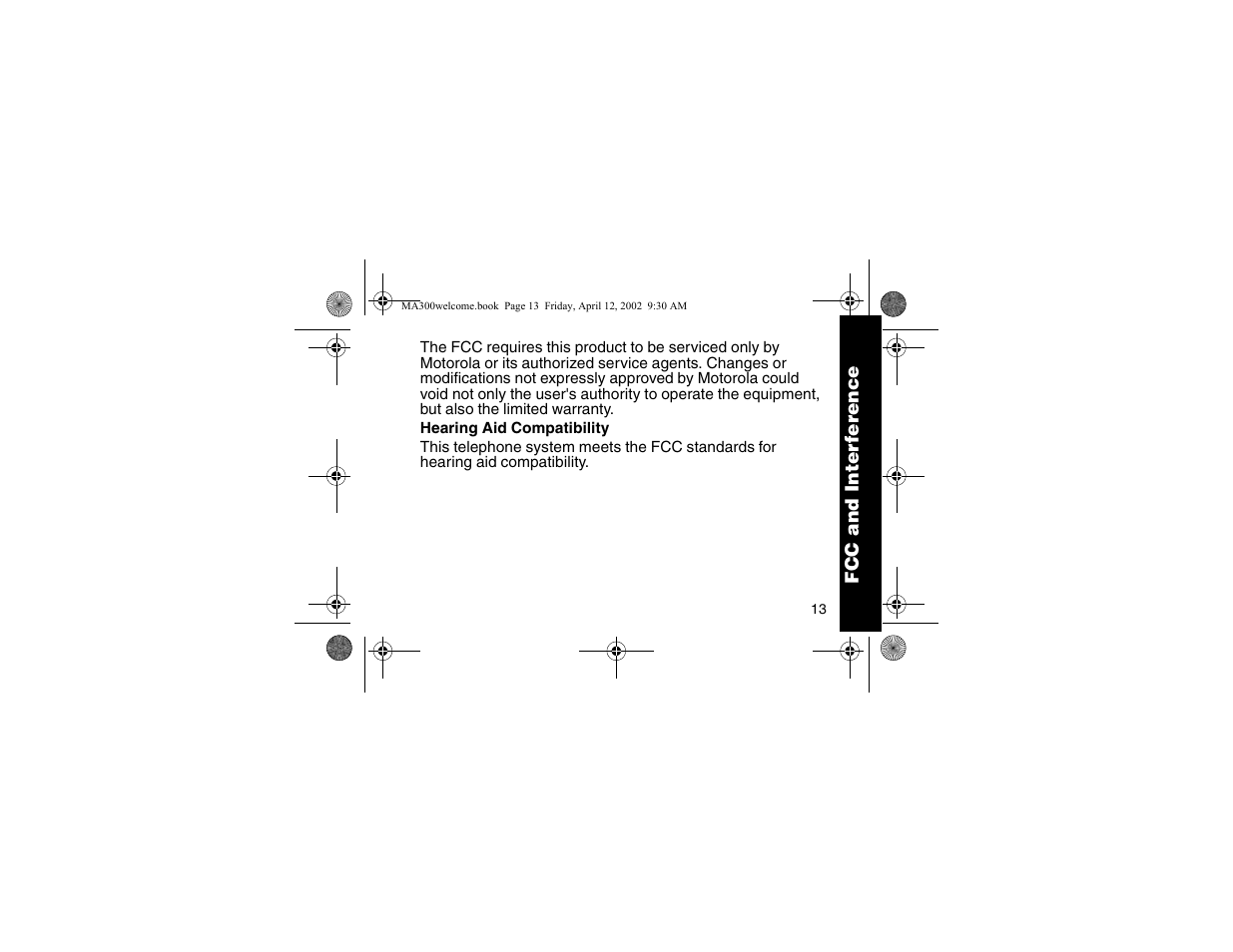 Motorola MA300 User Manual | Page 15 / 56