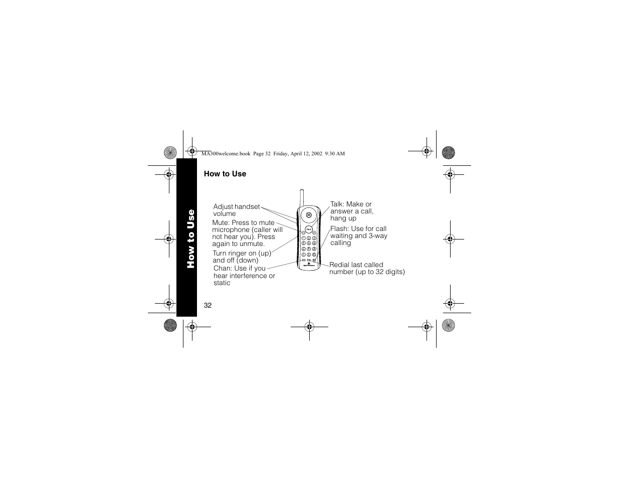 How to use, How t o use | Motorola MA300 User Manual | Page 34 / 56