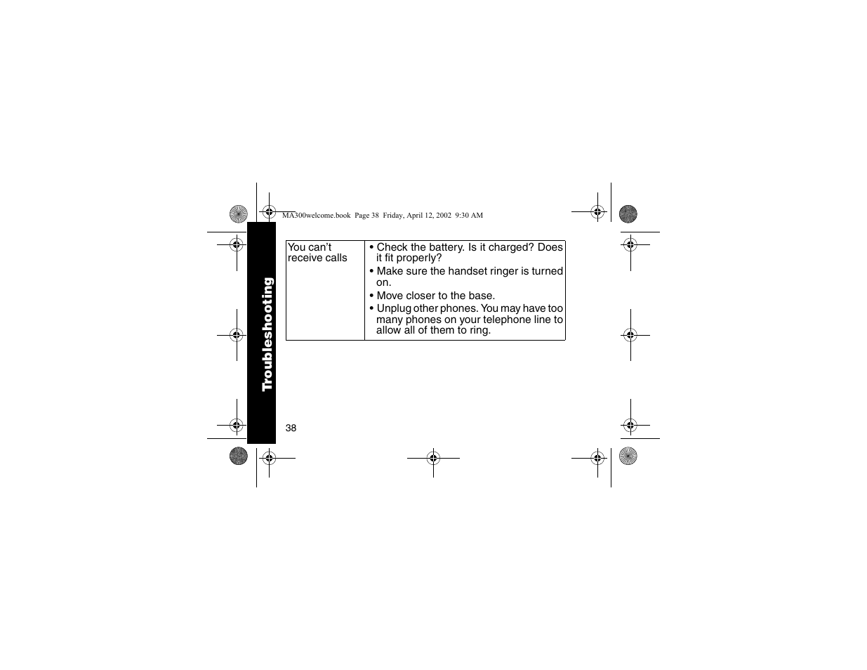 Motorola MA300 User Manual | Page 40 / 56