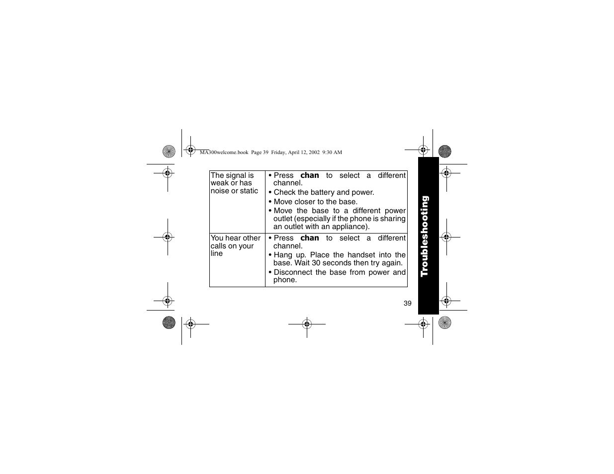 Motorola MA300 User Manual | Page 41 / 56