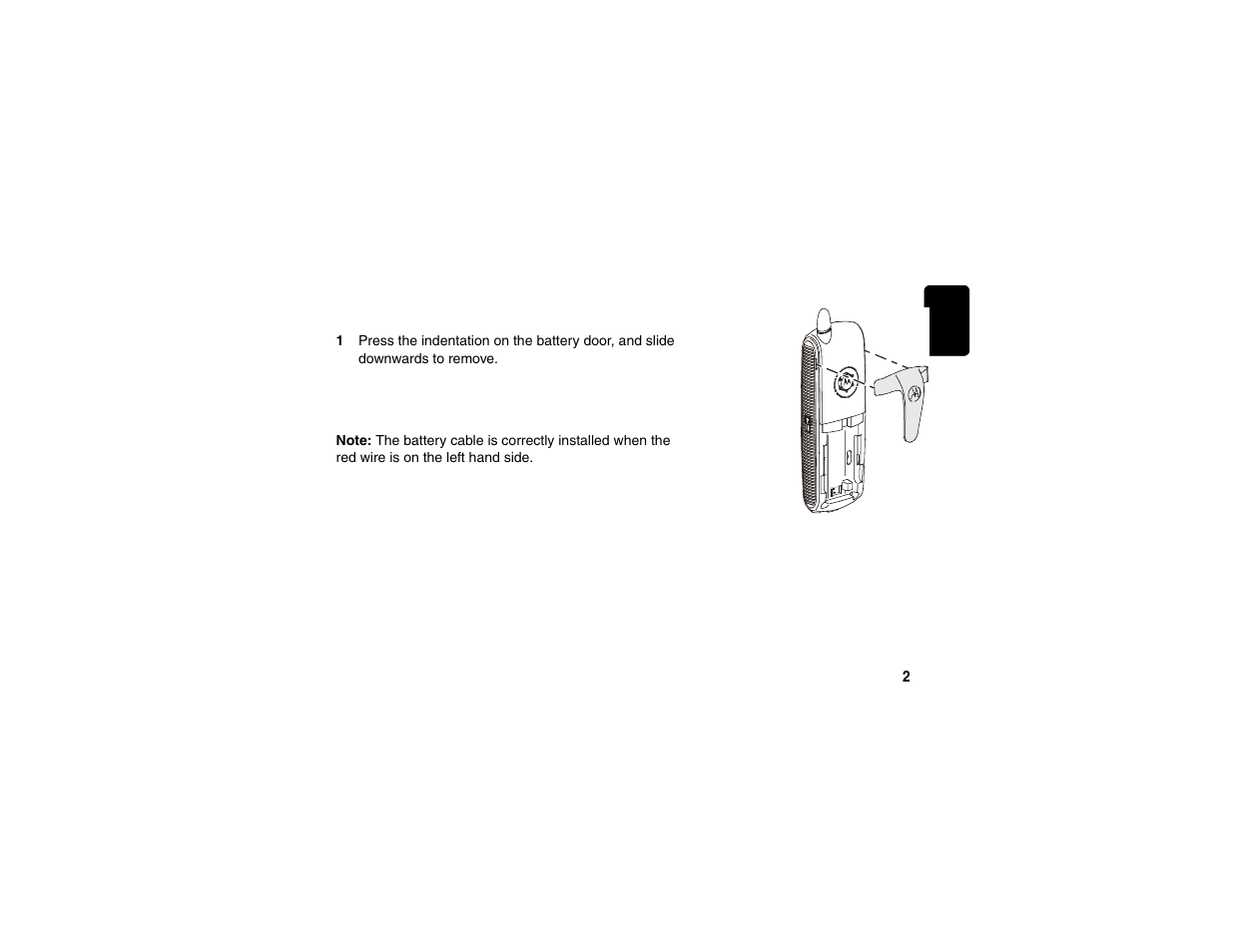Installing the batteries | Motorola SD4550 User Manual | Page 13 / 54