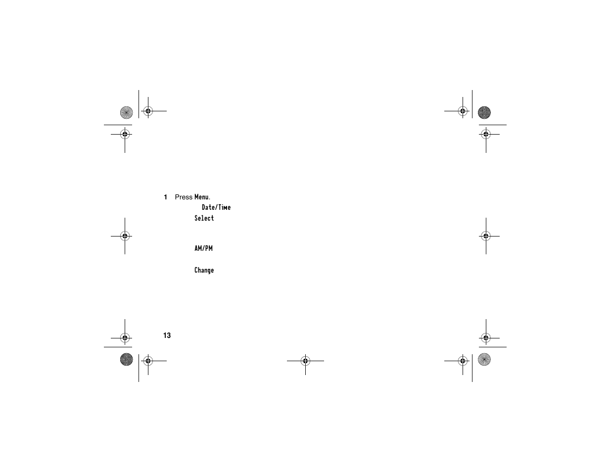 Setting date and time | Motorola SD4550 User Manual | Page 24 / 54