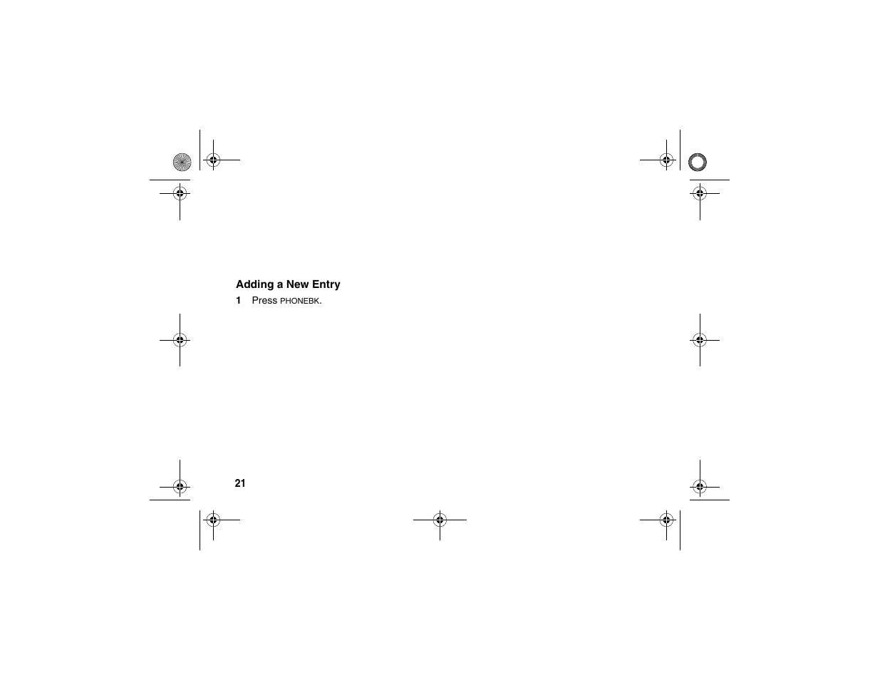 Saving a number in the phonebook, Adding a new entry | Motorola SD4550 User Manual | Page 32 / 54
