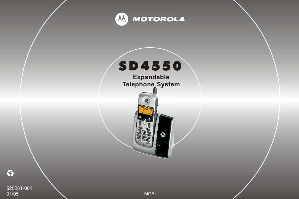 S d 4 5 5 0 | Motorola SD4550 User Manual | Page 54 / 54
