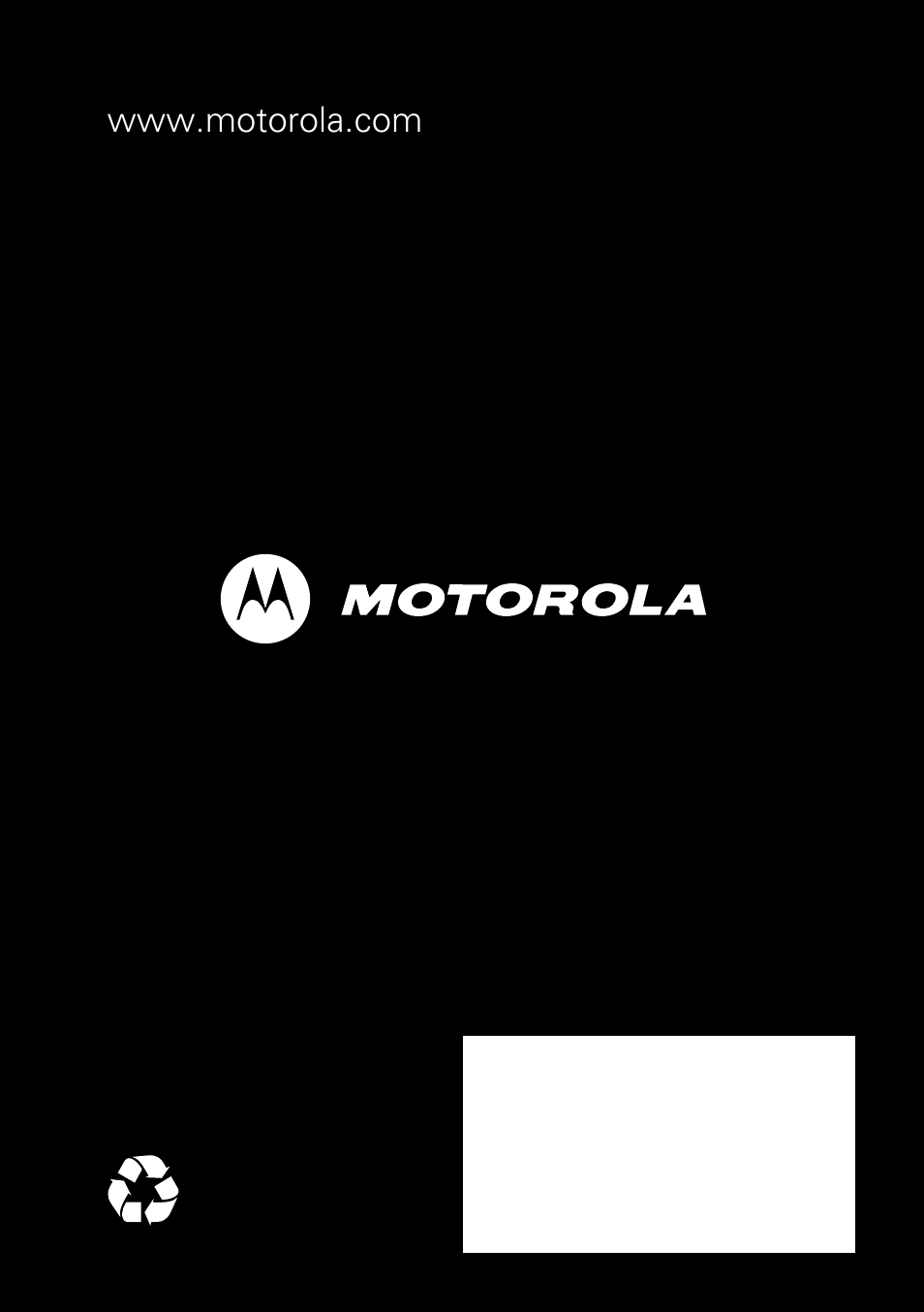 Motorola T325 User Manual | Page 110 / 110
